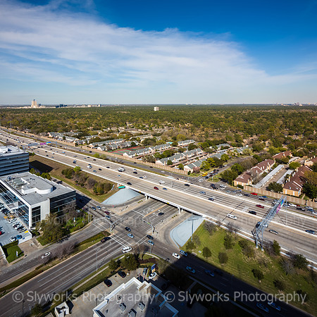 Around and on One Briarlake Plaza