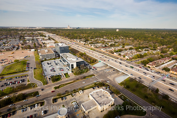 Around and on One Briarlake Plaza