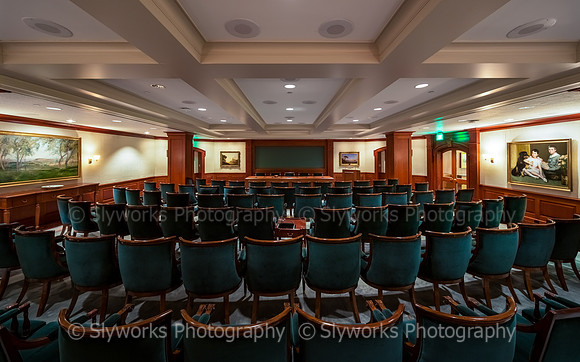 Bank traditional conference hall