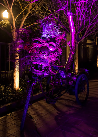 Sculptor Mark Bradford Tricycle