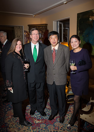 Deborah Colton, Bill Colton, artist Yang Jinlong and Angela Jiang